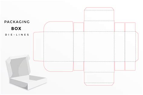 printable packaging box template